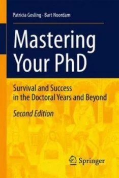 Image of Mastering Your Phd by Patricia Gosling Paperback