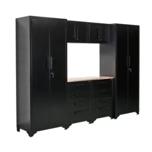 Image of Draper Double Garage Workstation Black