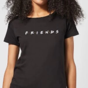 Image of Friends Logo Womens T-Shirt - Black