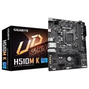 Image of Gigabyte MB H510M K H510 S1200 mATX Intel - Motherboard - Intel...