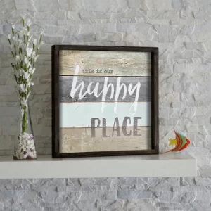 Image of KZM236 Multicolor Decorative Framed MDF Painting