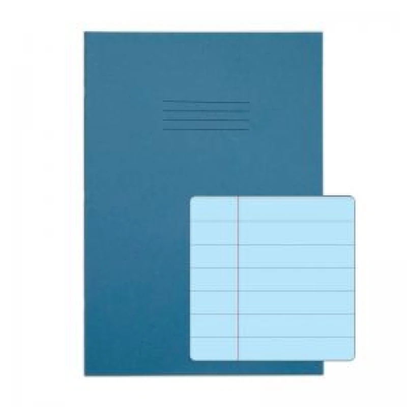 Image of Rhino A4 Special Exercise Book 48 Page Ruled Wide 12mm Feint Lines...