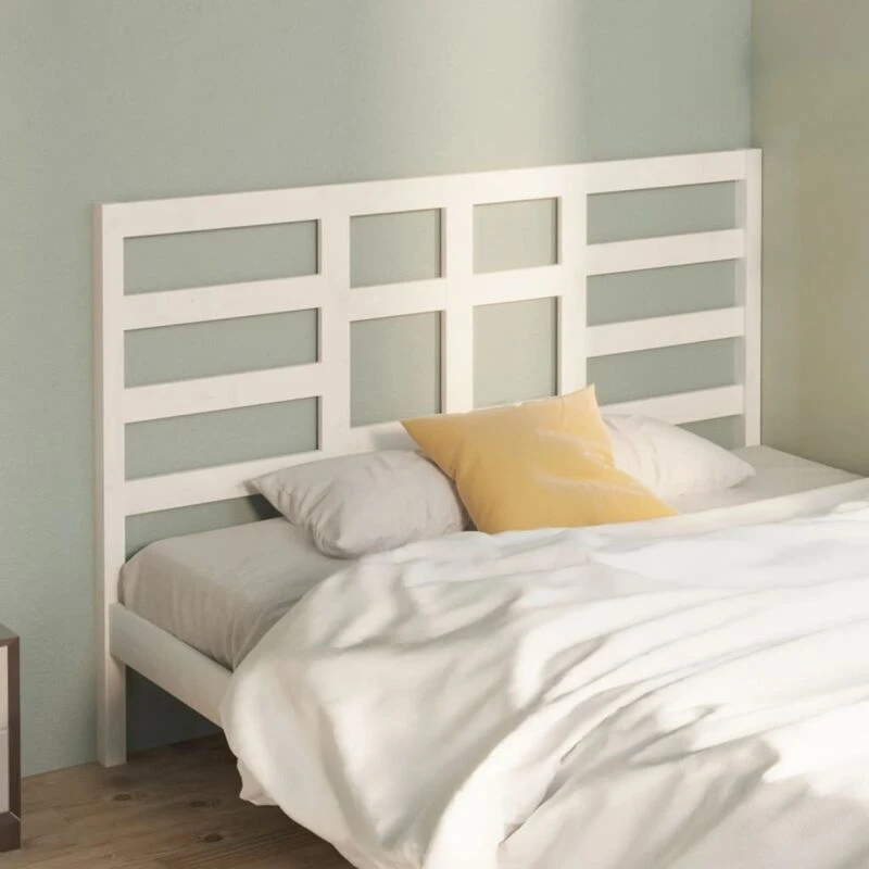 Image of VIDAXL Bed Headboard White 166x4x104cm Solid Wood Pine Vidaxl 8720286951941