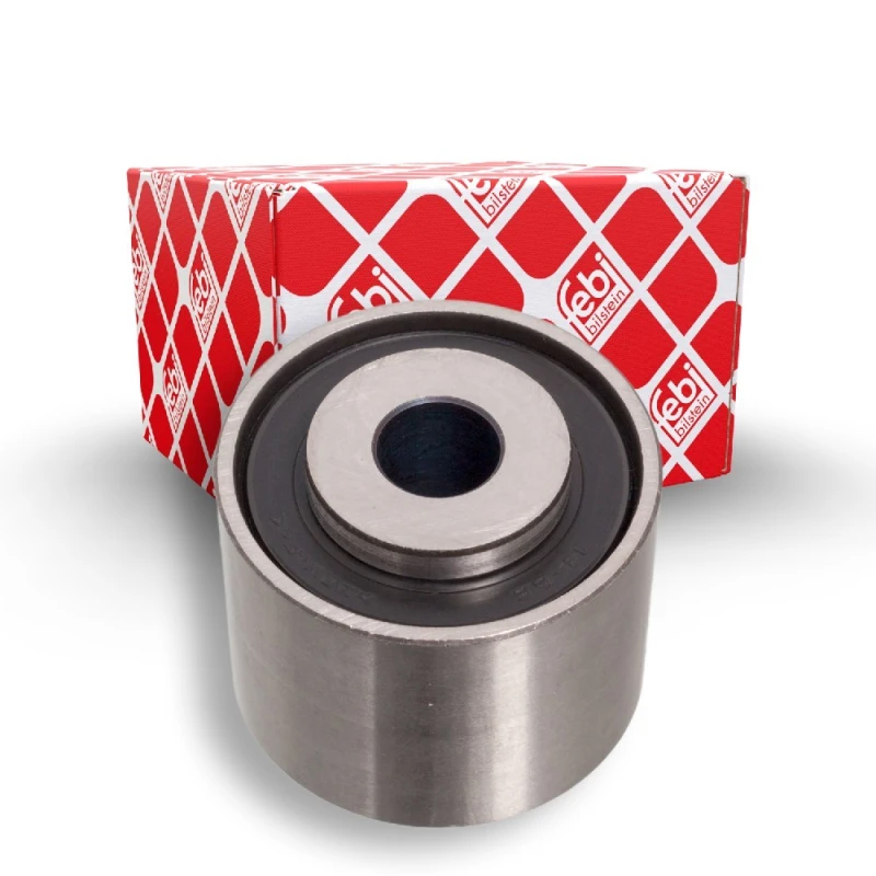 Image of FEBI BILSTEIN 19214 Idler Pulley Metal Deflection/Guide Pulley,v-ribbed belt (312)