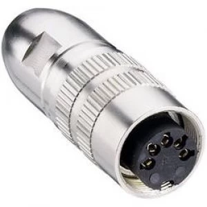 Image of DIN connector Socket straight Number of pins 3 Silver Lumberg 0321 03