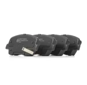 Image of RIDEX Brake pad set 402B0494 Brake pads,Brake pad set, disc brake HYUNDAI,KIA,SSANGYONG,SANTA FE II (CM),Santa Fe III (DM),Grand Santa Fe (DM)