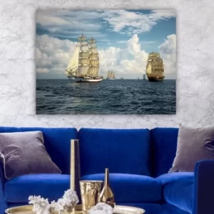 Image of 275171648_70100 Multicolor Decorative Canvas Painting