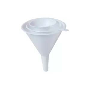 image of Chef Aid Funnels Set, Pack of 3, White