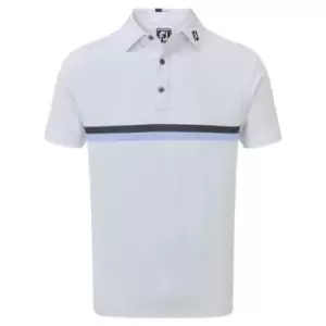 Image of Footjoy Double Chest Band Pique - White
