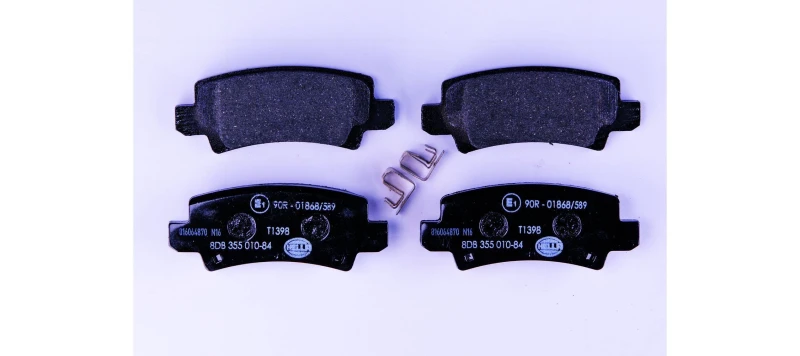 Image of HELLA Brake pad set HELLA 8DB 355 010-841