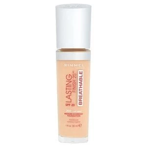 image of Rimmel Lasting Finish Breathable Foundation Soft Beige 200 Nude