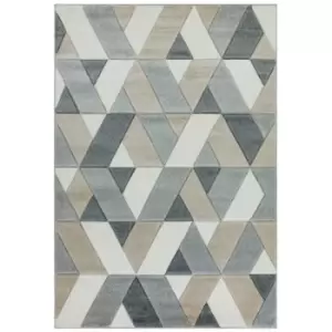 Image of Asiatic Sketch Rhombus SK01 Rug - Grey - 200x290cm, Geometric