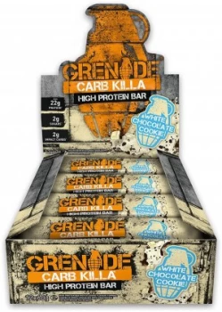 image of Grenade Carb Killa Protein White Chocolate Cookie - 12 x 60g