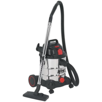 image of Sealey PC200SDAUTO Industrial Wet & Dry Vacuum Cleaner