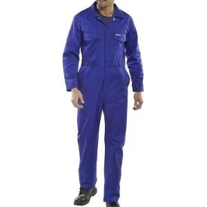 Image of Click Workwear Boilersuit Royal Blue Size 38 Ref PCBSR38 Up to 3 Day