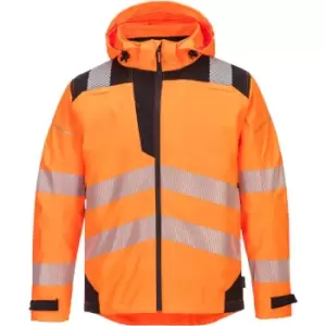 Image of Portwest PW36 Extreme Rain Jacket Orange / Black 3XL