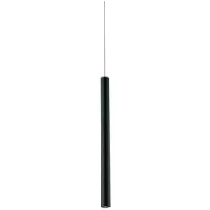 Image of Fan Europe Oboe - Integrated LED Slim Aluminium Pendant, Black, 4000K