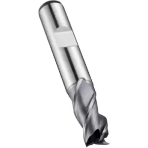 Image of C367 18.00MM HSS-E 3 Flute Flatted Shank Slot Drill - Alcrona Coated - DIN 327D