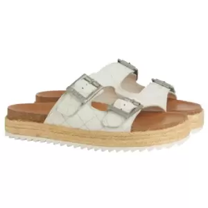 Image of Barbour Womens Pamela Sandals White UK 7