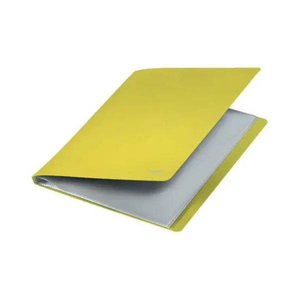 image of Leitz Recycle Display Book 20 Pocket A4 Yellow (Pack of 10) 46760015