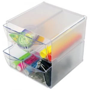 Image of Deflect o four drawer desktop organiser