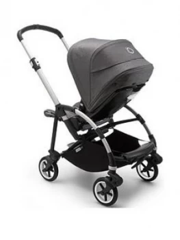 image of Bugaboo Bee 6 Complete Pushchair - Aluminium/Grey Melange