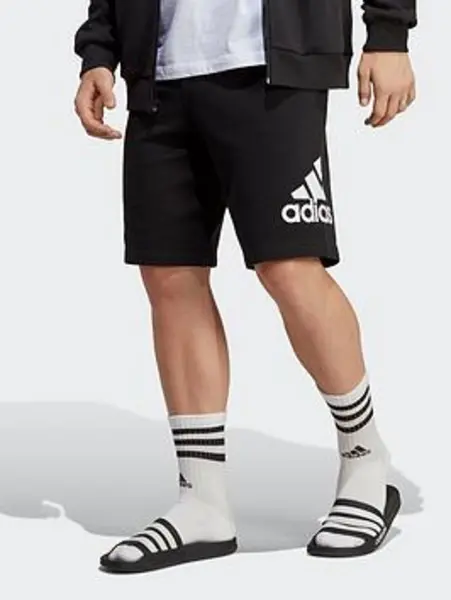 Image of adidas Big Logo French Terry Shorts Mens - Size 2XL