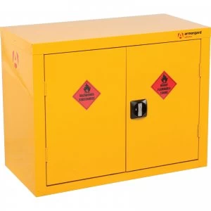 image of Armorgard Safestor Hazardous Materials Secure Storage Cabinet 900mm 465mm 700mm