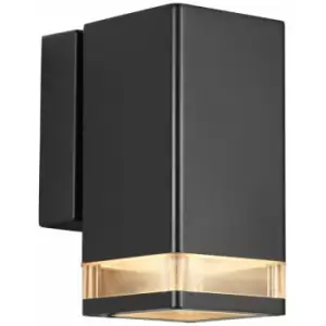 Image of Nordlux Elm Outdoor Modern Wall Lamp Black, GU10, IP44
