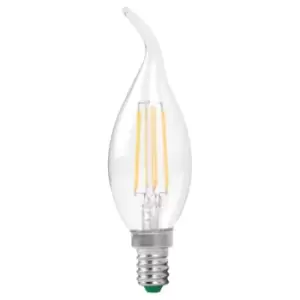 Image of Megaman 4W Flame Tip LED Filament Candle - SES/E14