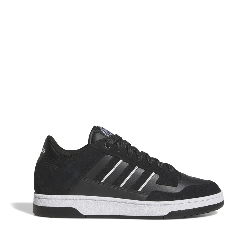 Image of adidas Rapid Court Low Low-Top Trainers Mens Low Trainers 7 (40.7) Black 15114203270