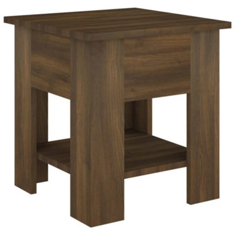 Image of VIDAXL Coffee Table Brown Oak 40x40x42cm Engineered wood vidaXL 8720286837665