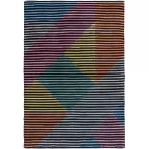 Image of Asiatic Carpets Dash Hand Tufted Rug Dark Multi - 120 x 170cm