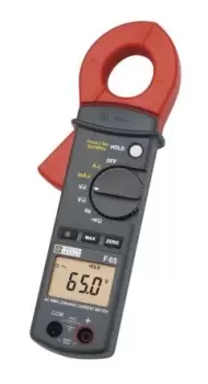 Image of Chauvin Arnoux F65 Leakage Clamp Meter, Max Current 100A ac CAT III 300V