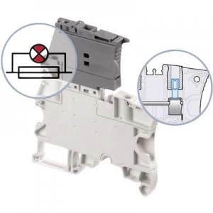Image of Fuse terminal 6mm Screws Configuration L Grey
