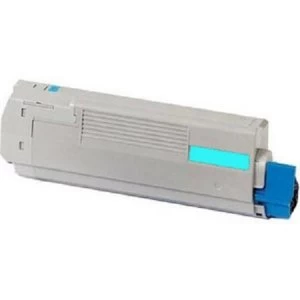 Image of OKI 44844507 Cyan Laser Toner Ink Cartridge