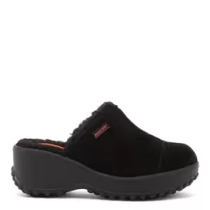 Image of Rocket Dog Fran Black Nubuck Clogs