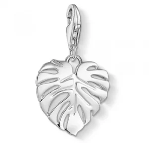 image of THOMAS SABO Sterling Silver Tropical Leaf Charm 1770-001-21