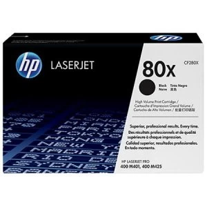 Image of HP 80X Black Laser Toner Ink Cartridge