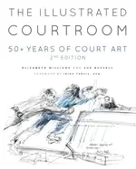 Image of illustrated courtroom 50 years of court art