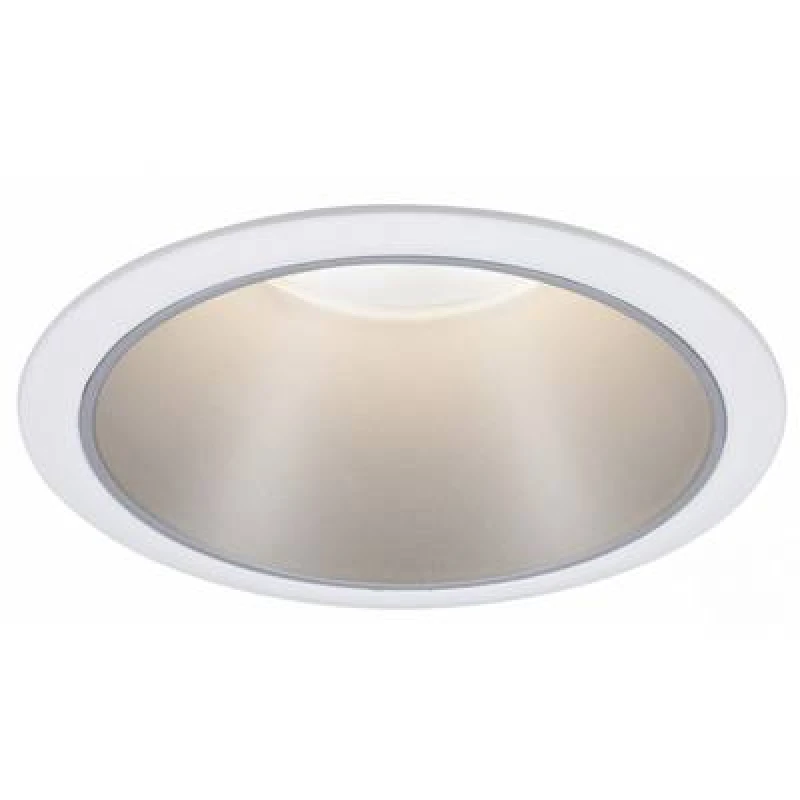 Image of Paulmann Paulmann 93409 Cole Coin Flush mount light LED (monochrome) 6 W White, Silver 93409