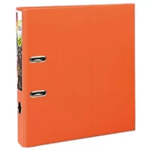 image of Prem'touch Lever Arch File A4+ PP S50mm, 2 Rings, Orange, Pack of 10