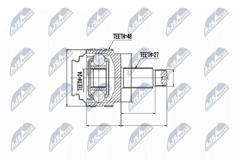 Image of NTY CV joint kit NTY NPZ-BM-007