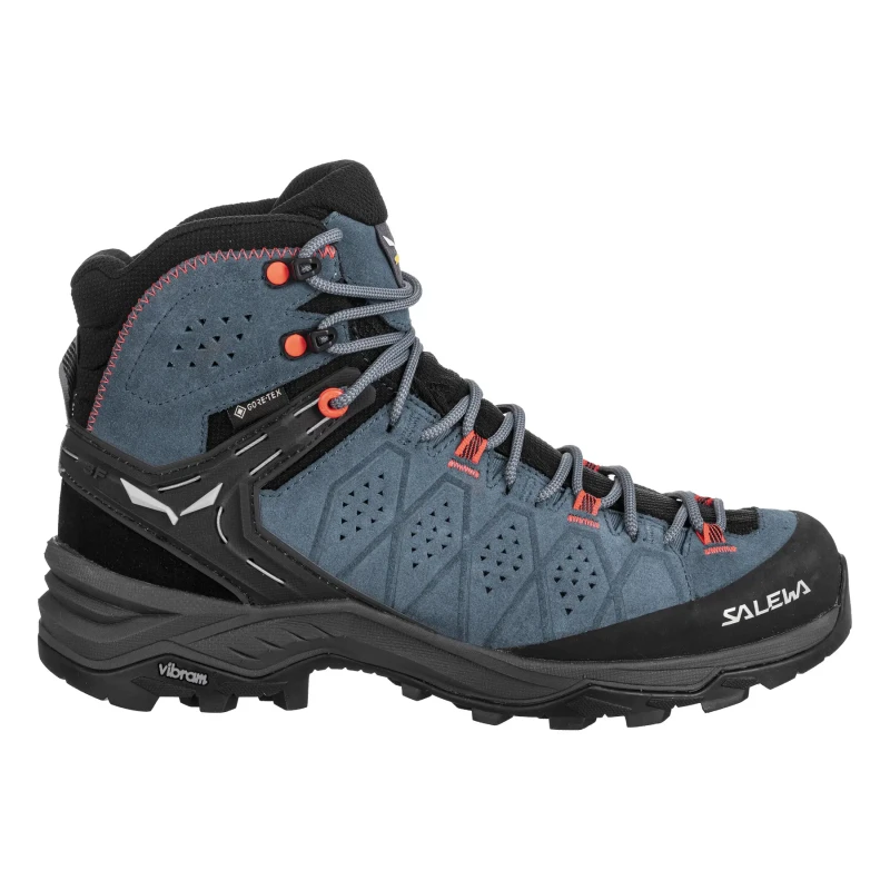 Image of Womens hiking shoes Salewa Trainer 2 Mid GTX Bleu Female 35