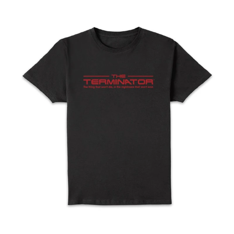 Image of The Terminator Mono Poster Unisex T-Shirt - Black - 4XL