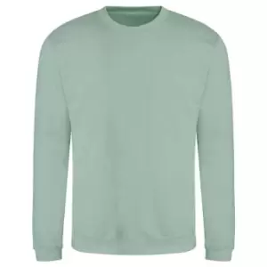 Image of AWDis Adults Unisex Just Hoods Sweatshirt (L) (Dusty Green)
