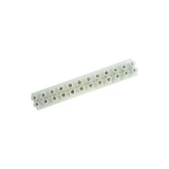 Image of Wiring Connectors - Clear - 15A Terminal Block - PWN280 - Wot-nots