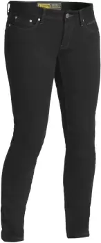 Image of Lindstrands Fide Ladies Motorcycle Jeans, black, Size 36 for Women, black, Size 36 for Women