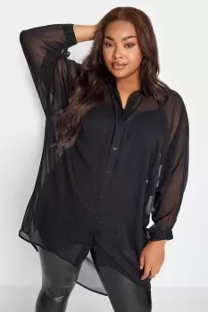 Image of Dipped Back Shirt