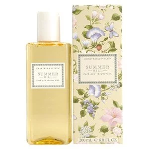 image of Crabtree & Evelyn Summer Hill Bath & Shower Gel 200ml